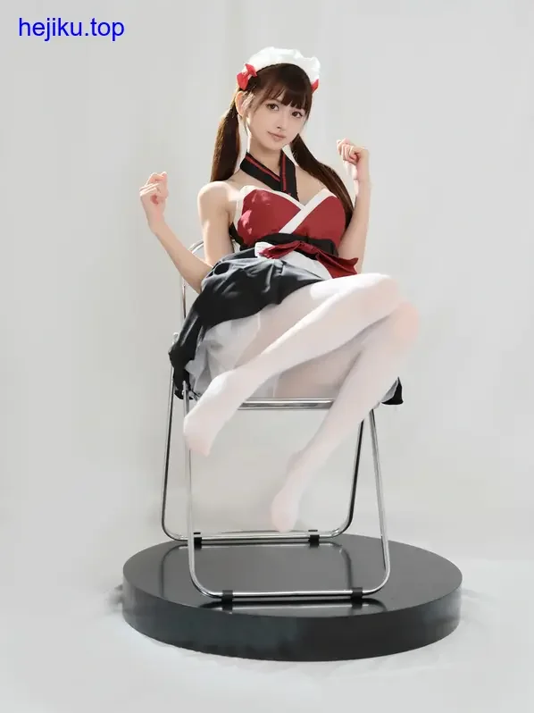 河豚抚子雨中撑伞cos 忧郁感眼神放空